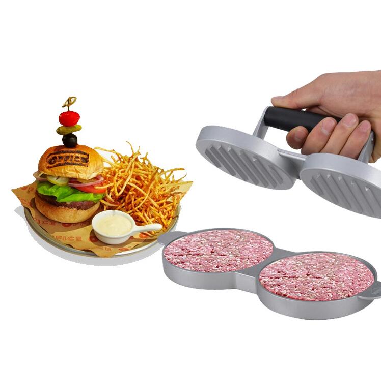 Double Burger Press Meat