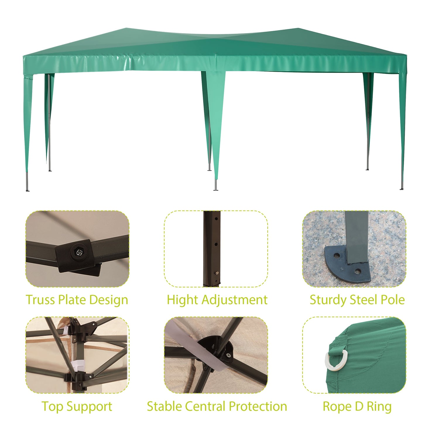 PopEase™️ Event Canopy - Green