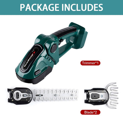 HedgeGenie™️- 2 In 1 Cordless Electric Hedge Garden Trimmer